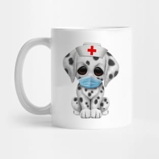 Cute Dalmatian Puppy Nurse Mug